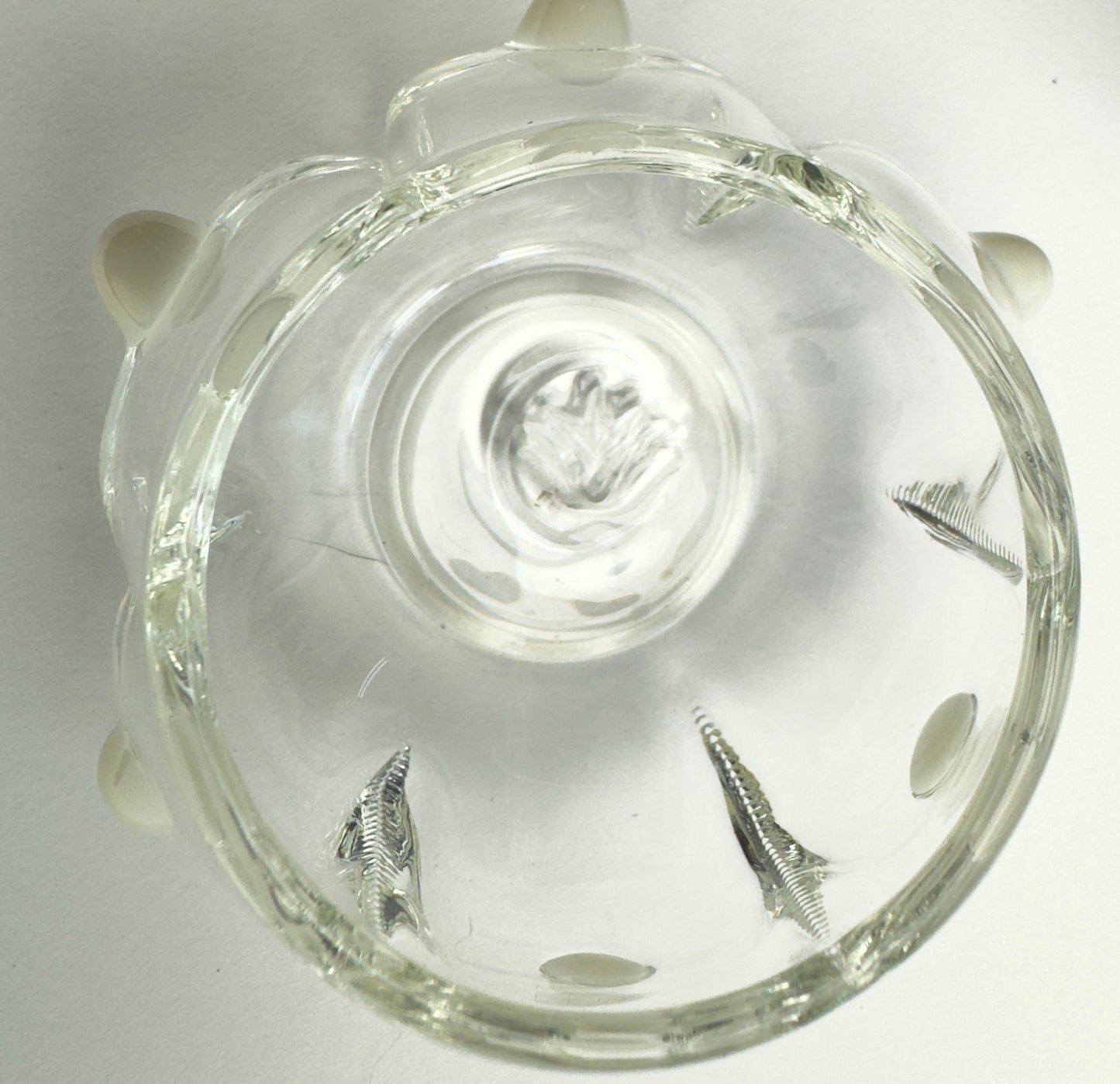 Peyote con Fruta" Copita, Crystal Shot Glass, White Fruit Design, Handcrafted Glass, Unique Drinkware, Gift for Hosts