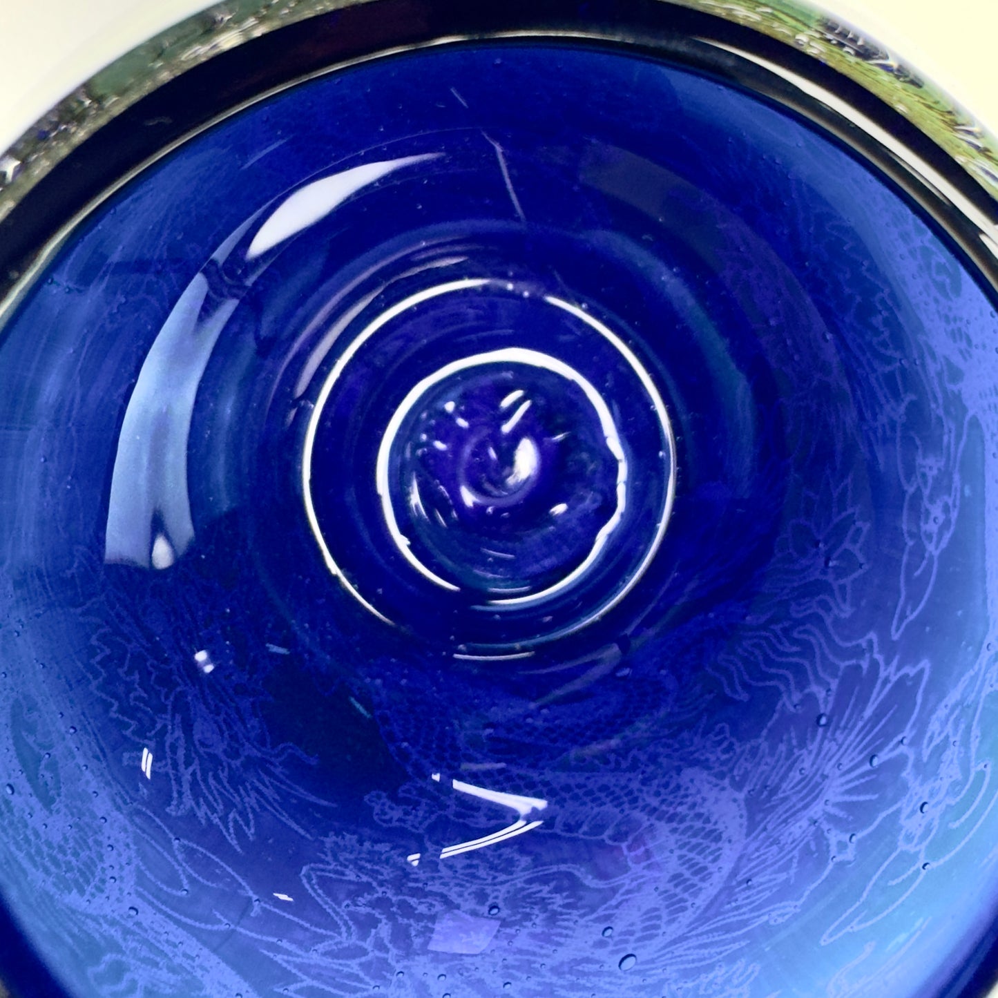 Chinese Dragon Copita, Limited Edition Shot Glass, Cobalt Blue Base, Collectible Whiskey Cup, Party Gift, Unique Barware