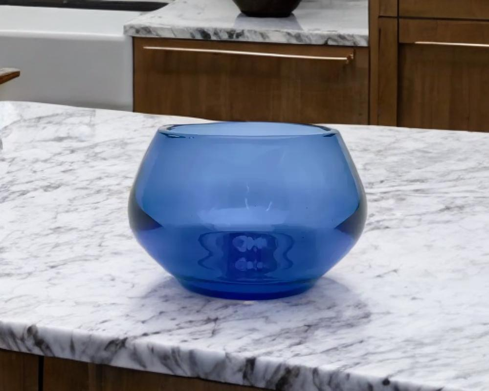 Handcrafted Cobalt Blue Copita, Traditional Mezcal Cup, Ceramic Shot Glass, Tequila Tasting Glass, Gift for Him