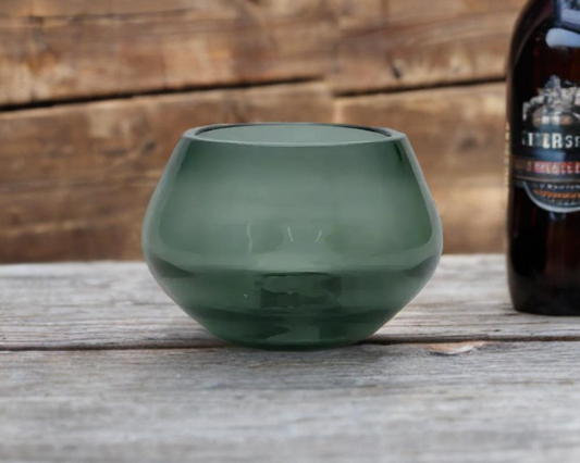 Traditional Copita Smoke Gray, Tequila Shot Glass, Mezcal Tasting Cup, Artisan Glassware, Barware, Host Gift