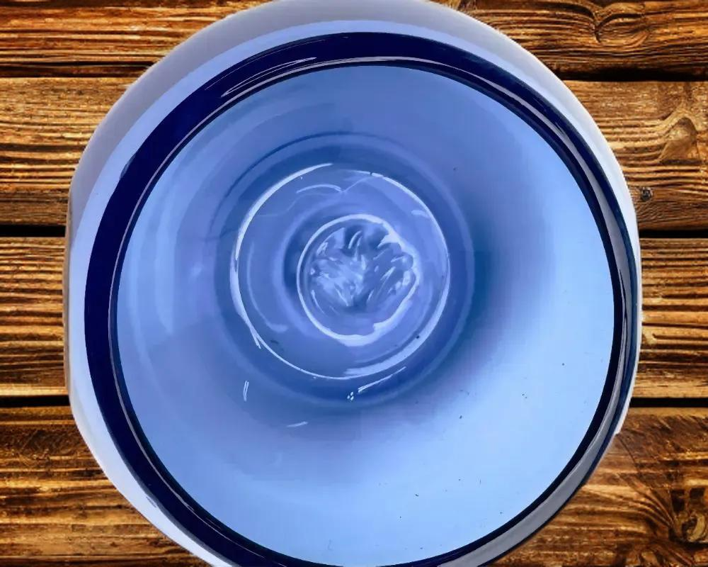 Handcrafted Cobalt Blue Copita, Traditional Mezcal Cup, Ceramic Shot Glass, Tequila Tasting Glass, Gift for Him