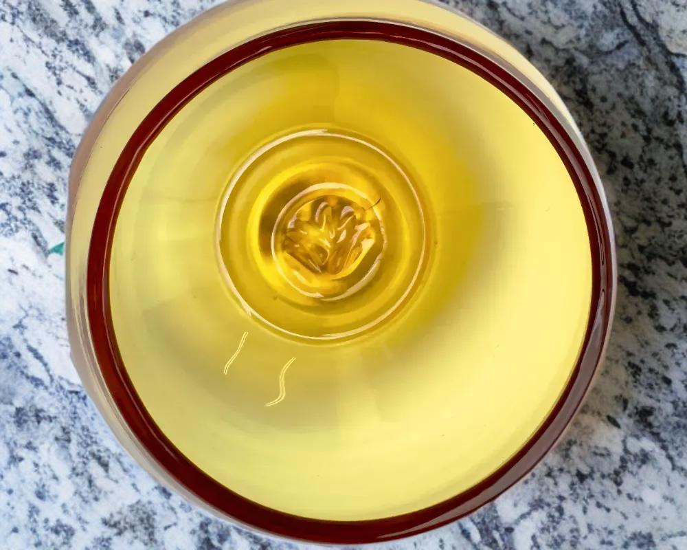 Traditional Copita, Amber Honey Cup, Tequila Tasting Glass, Mezcal Copita, Artisan Glassware, Gift For Spirits Lovers
